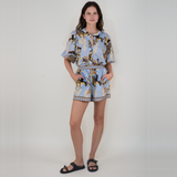 Bali Tiger Light Blue Short