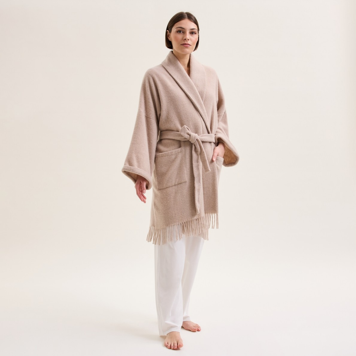 Eponyme 3/4 Length Poncho in Original