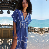 Lemlem Gasira V Neck Caftan