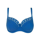Ajourage Couture Balconet Bikini Top in Blue