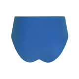 Ajourage Couture High Waist Bikini Bottom in Blue