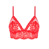 Desirs de Venice Lace Bralette in Grenat Venise