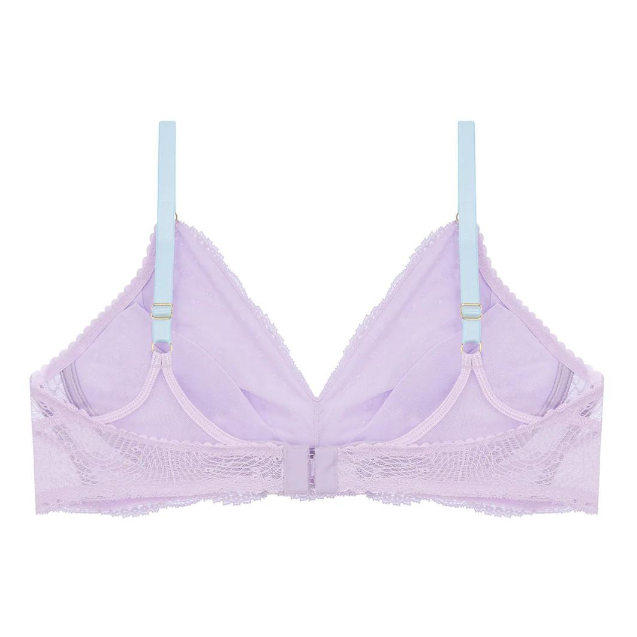 Hey Good Lookin' Pocketed Bra in Lilac/Sky Blue