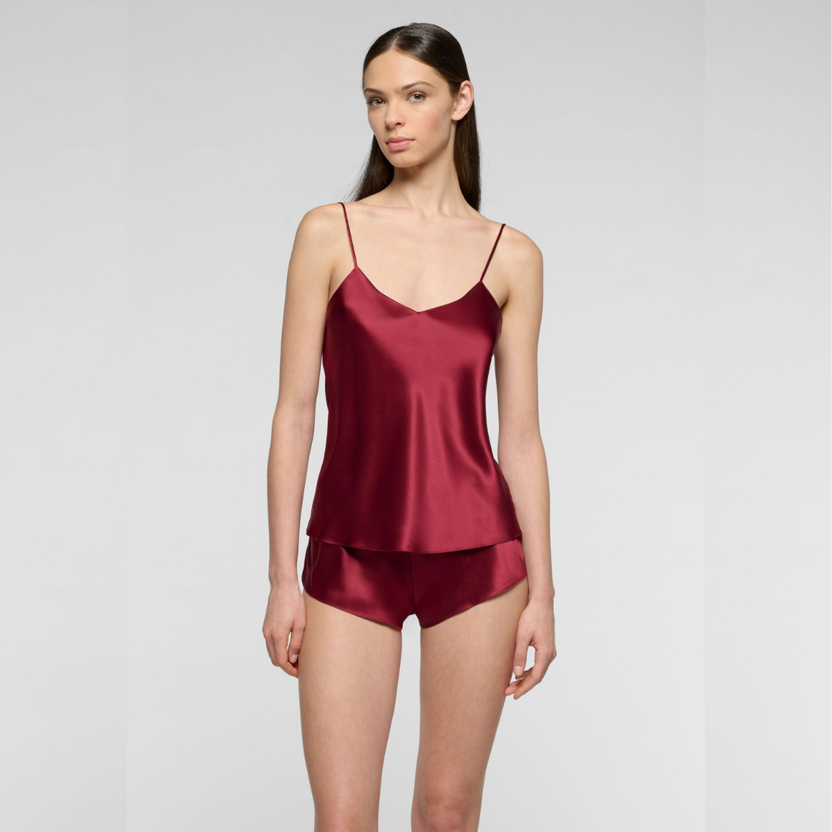 Basic Seduction Silk Camisole in Granada