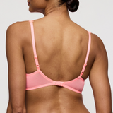 Annaelle Padded Heart Shape Bra in Neon Peach