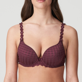 Avero Multiway Smooth Heart Shape Bra in Wine