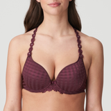 Avero Multiway Smooth Heart Shape Bra in Wine