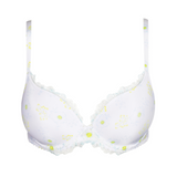 Chen Padded Heart Shape Bra in White Yacht