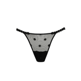Daisy Mini Thong in Black