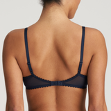 Jane Balcony Horizontal Seam Bra in Velvet Blue