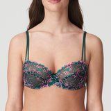 Jane Balcony Horizontal Seam Bra in Jungle Kiss