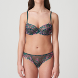 Jane Balcony Horizontal Seam Bra in Jungle Kiss