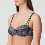 Jane Balcony Horizontal Seam Bra in Jungle Kiss