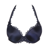 Jane Padded Heart Shape Bra in Velvet Blue