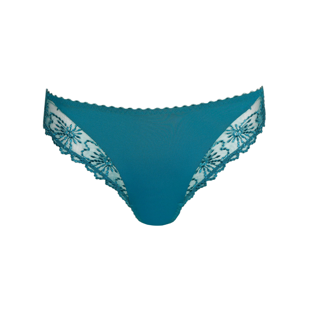 Jane Italian Brief in Peacock
