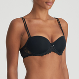 Jane Padded Balcony Bra in Black