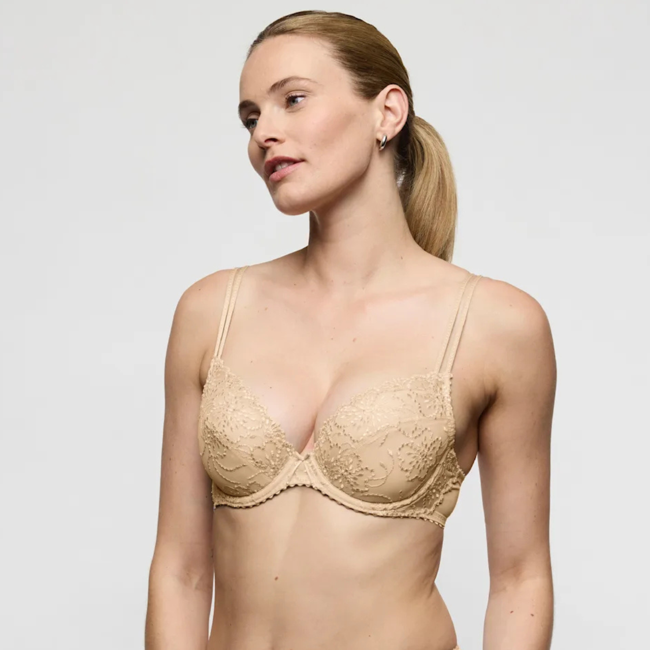 Jane Push Up Bra in Sand
