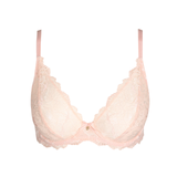 Manyla Non-Padded Plunge Bra in Pearly Pink