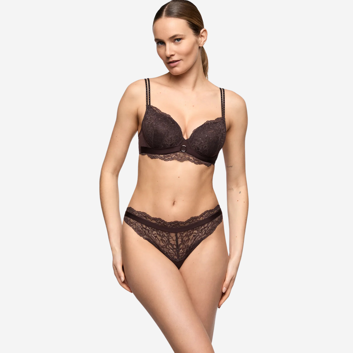 Muesa Padded Heartshape Bra in Autumn Bloom