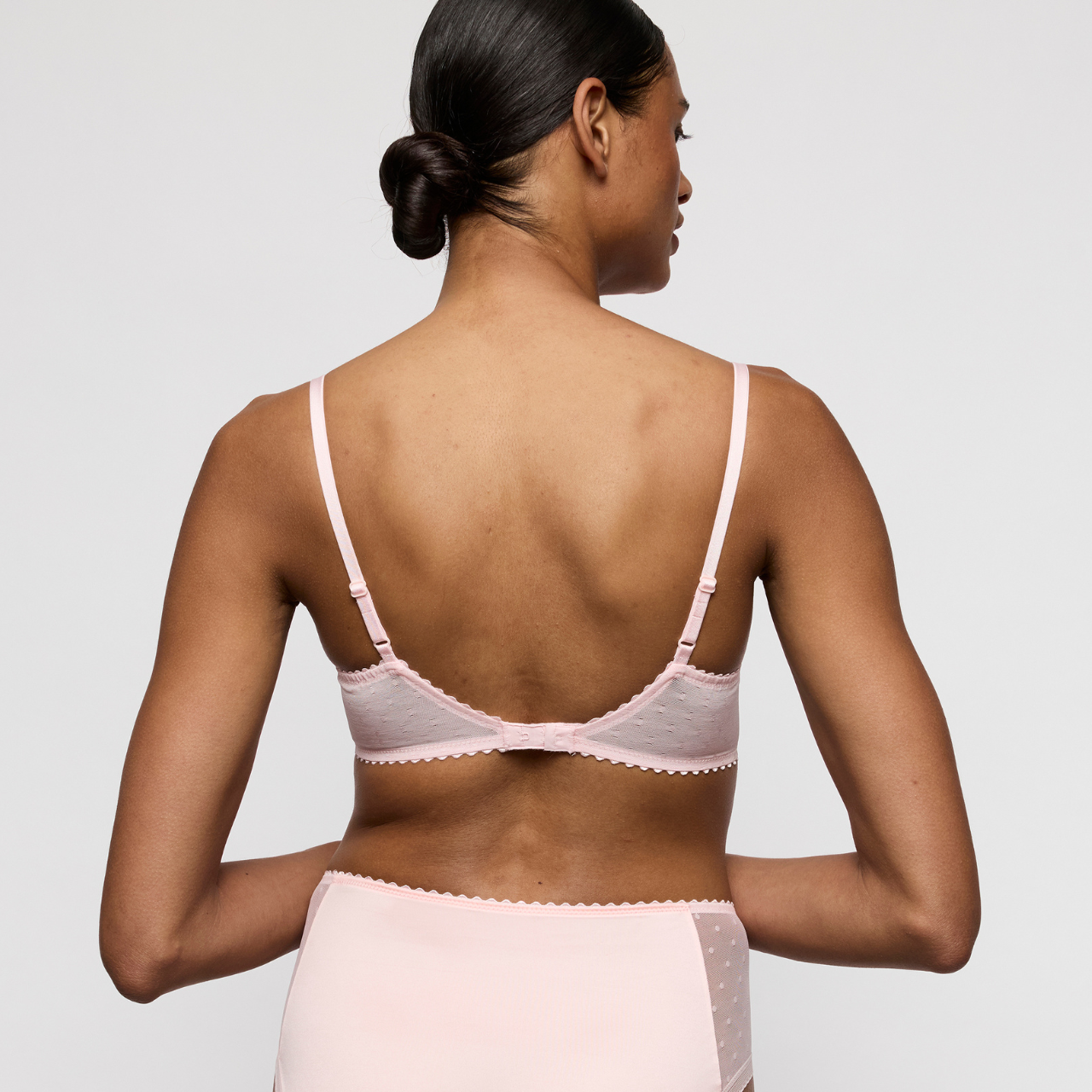 Noova Padded Balcony Bra in Gardenia Rose
