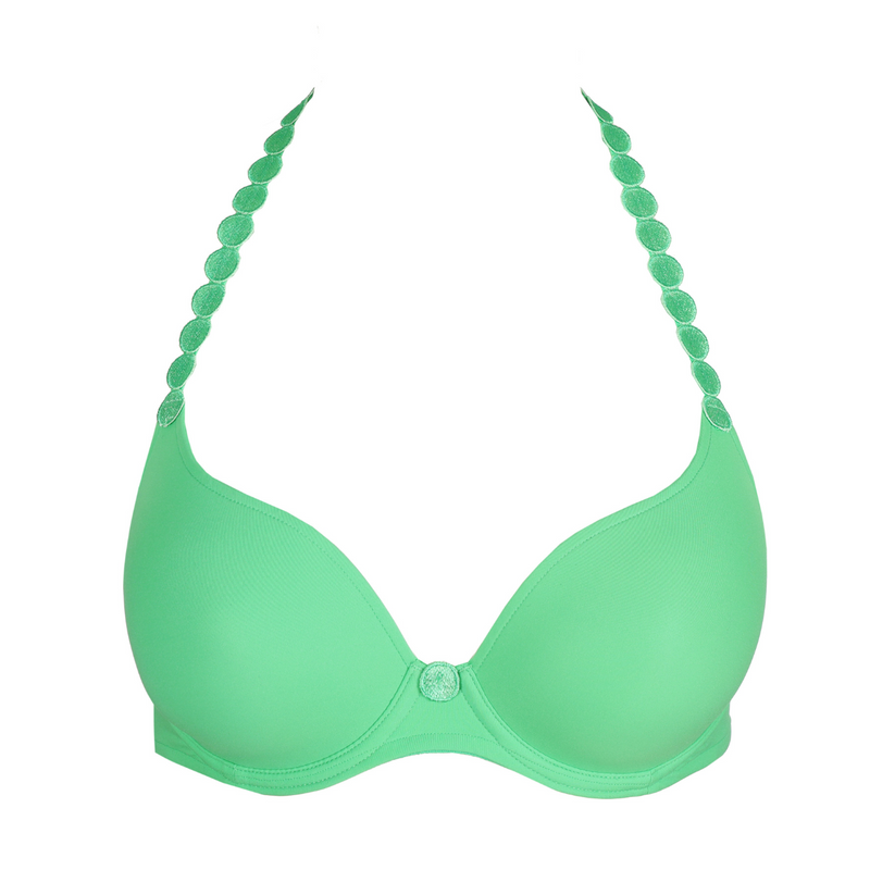 Tom Heart Shape Bra in Lush Green