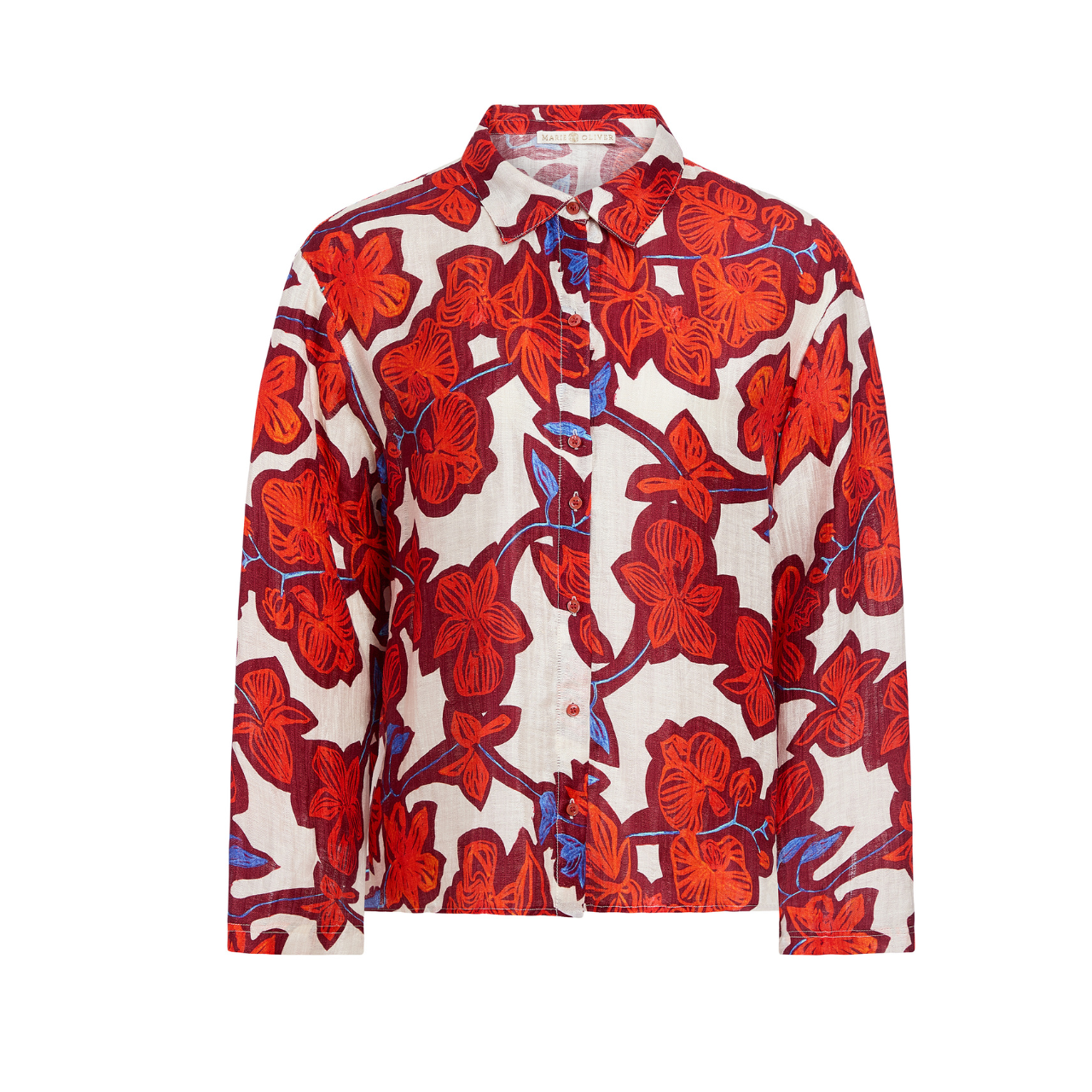 Marie Oliver Nico Beach Shirt in Orchid