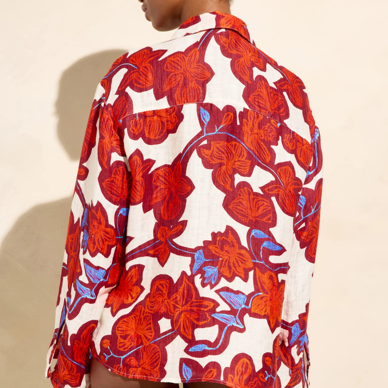 Marie Oliver Nico Beach Shirt in Orchid