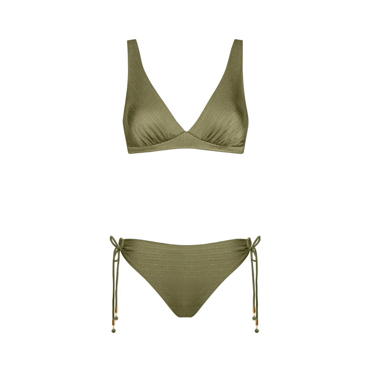 Elyon Underwired Bikini Set in Satin Moss