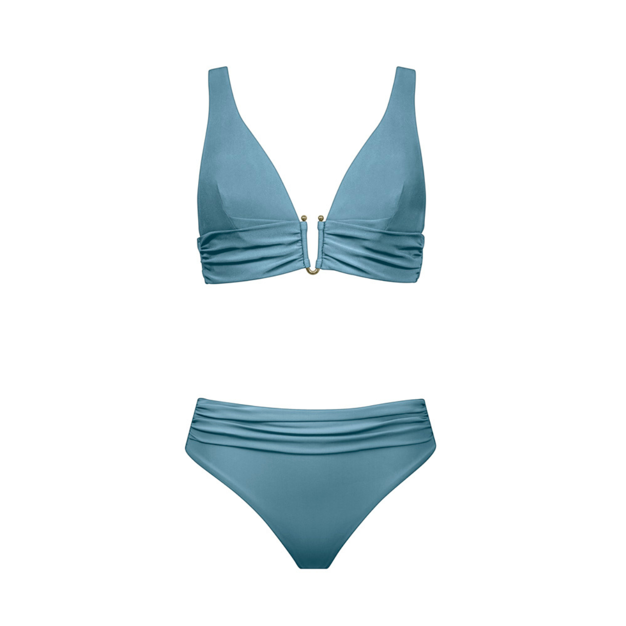 Honesty Padded Bikini Set in Celest