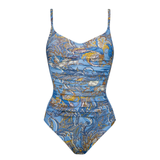 Majorelle Ruched Underwired Swimsuit
