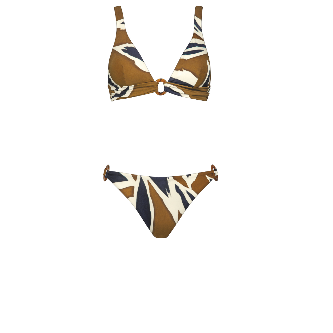 Nomade Padded Bikini Set in Nocturne Clay