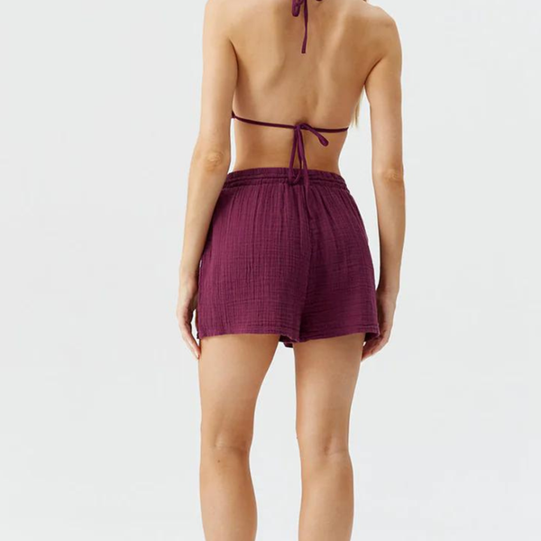 Abbie Bordeaux Shorts