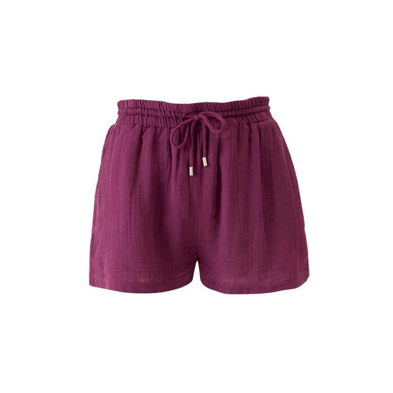 Abbie Bordeaux Shorts
