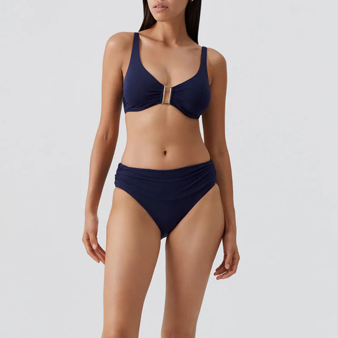 Bel Air Underwired Bikini Set in Navy
