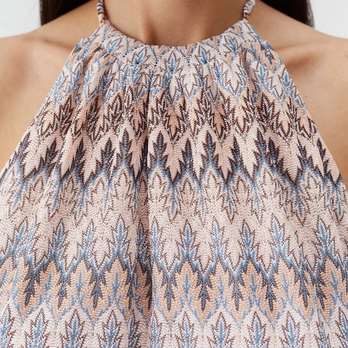 Charlotte Dress in Sand Knit