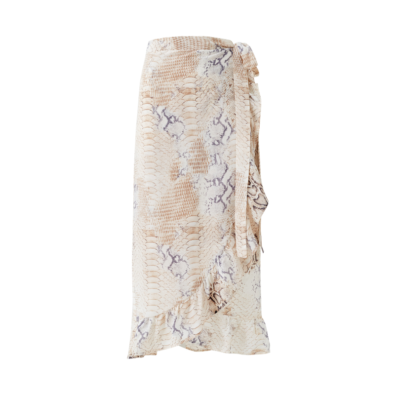 Danni Lizard Wrap Skirt