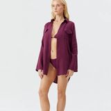Elena Bordeaux Shirt