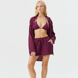 Elena Bordeaux Shirt
