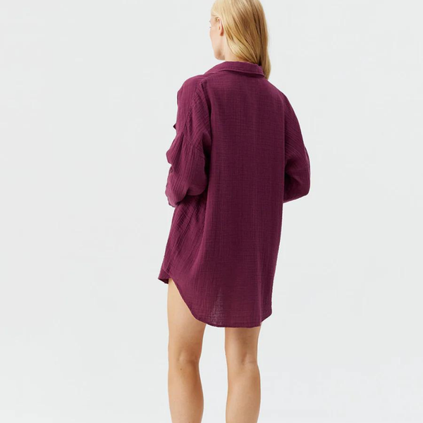 Elena Bordeaux Shirt