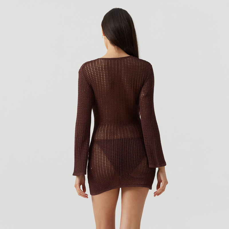 Ellis Brown Short Knit Dress