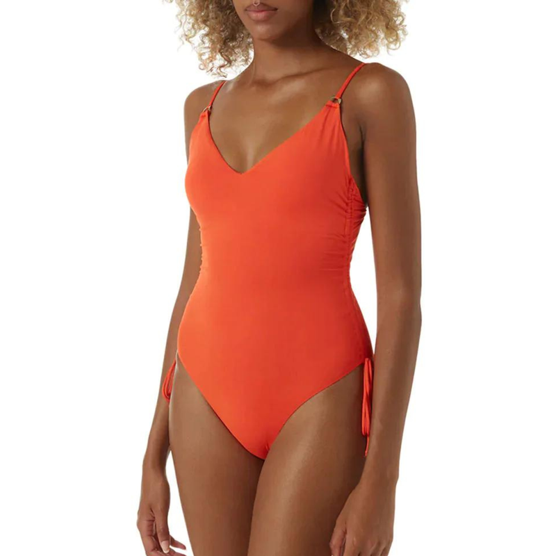 Havana Swimsuit with Removable Padding in Apricot