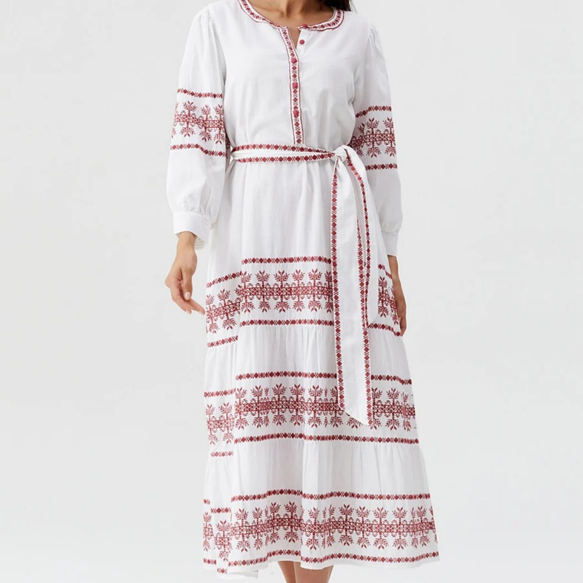 Hillary Dress in Burgundy