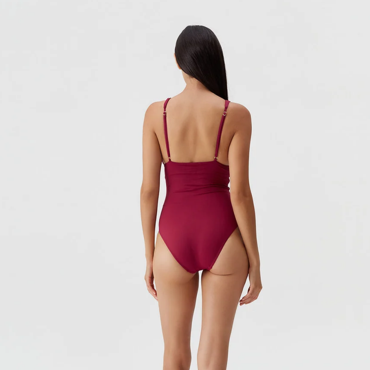 Lido Swimsuit In Burgundy