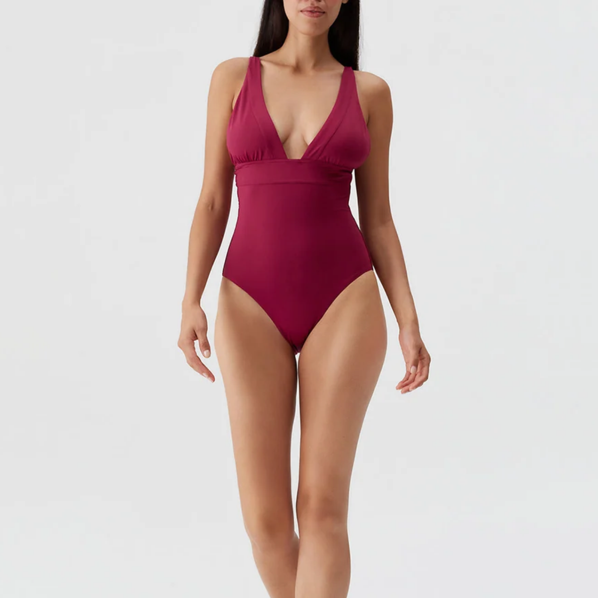 Lido Swimsuit In Burgundy