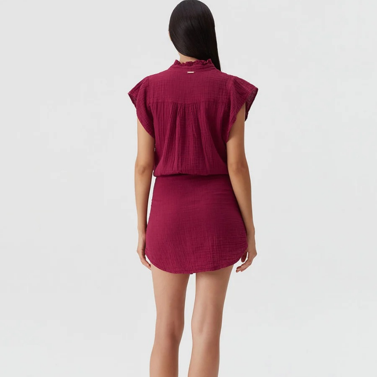 Lucinda Burgundy Dress