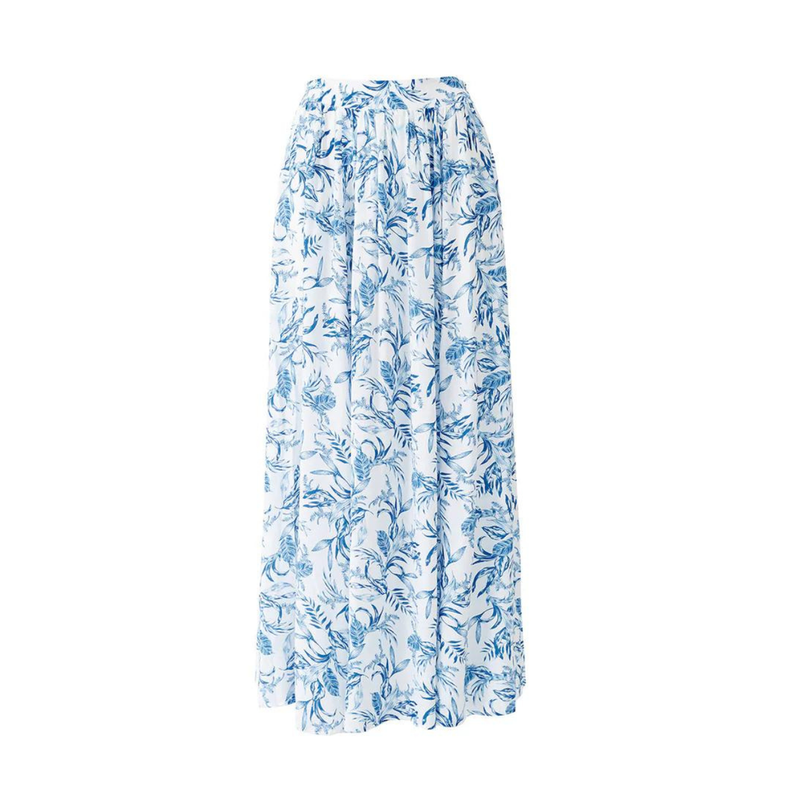 Mira Blue Leaf Skirt