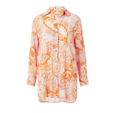 Paige Orange Mirage Shirt