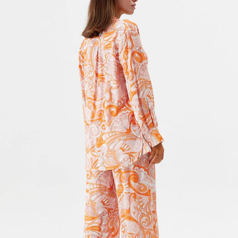 Paige Orange Mirage Shirt