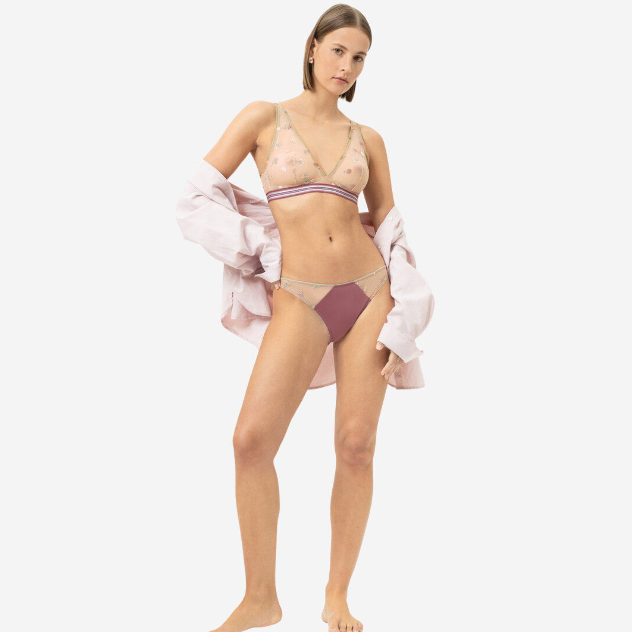 Serie Poetry Bloom & Memory Triangle Bra In Java
