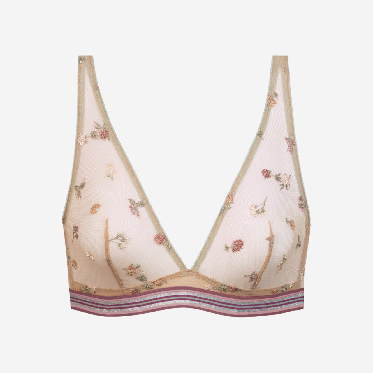 Serie Poetry Bloom & Memory Triangle Bra In Java